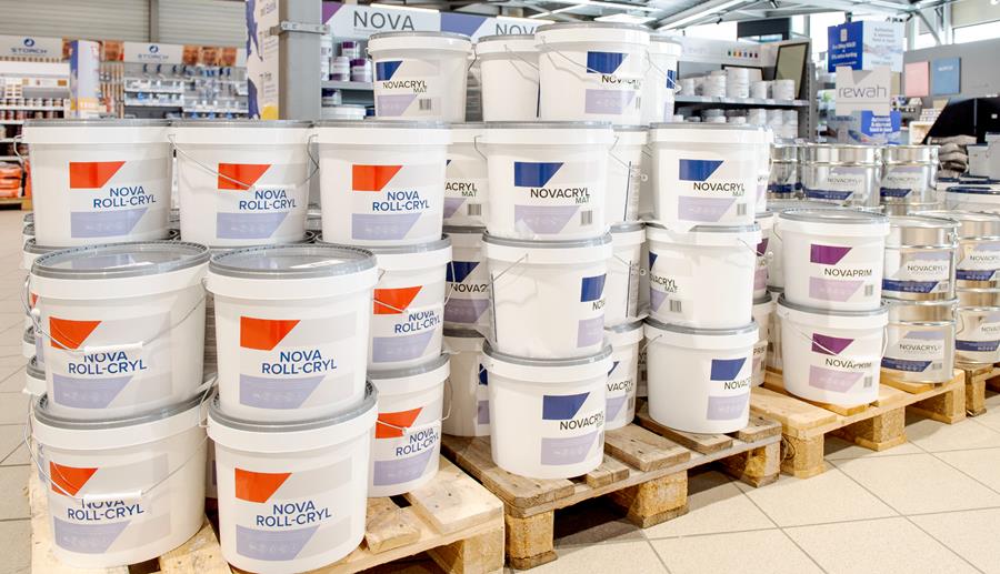Nieuwe verf Novacryl