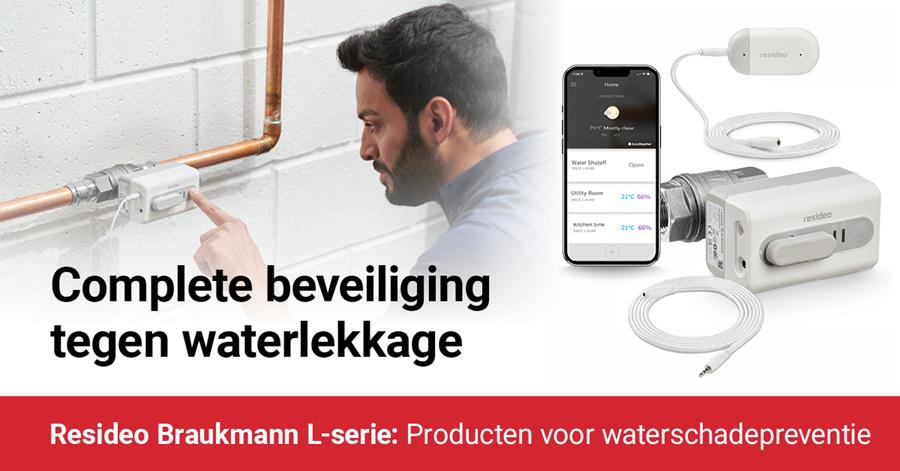 Resideo waterlekkage banner