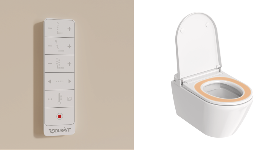Duravit SensoWash douchetoilet afstandsbediening